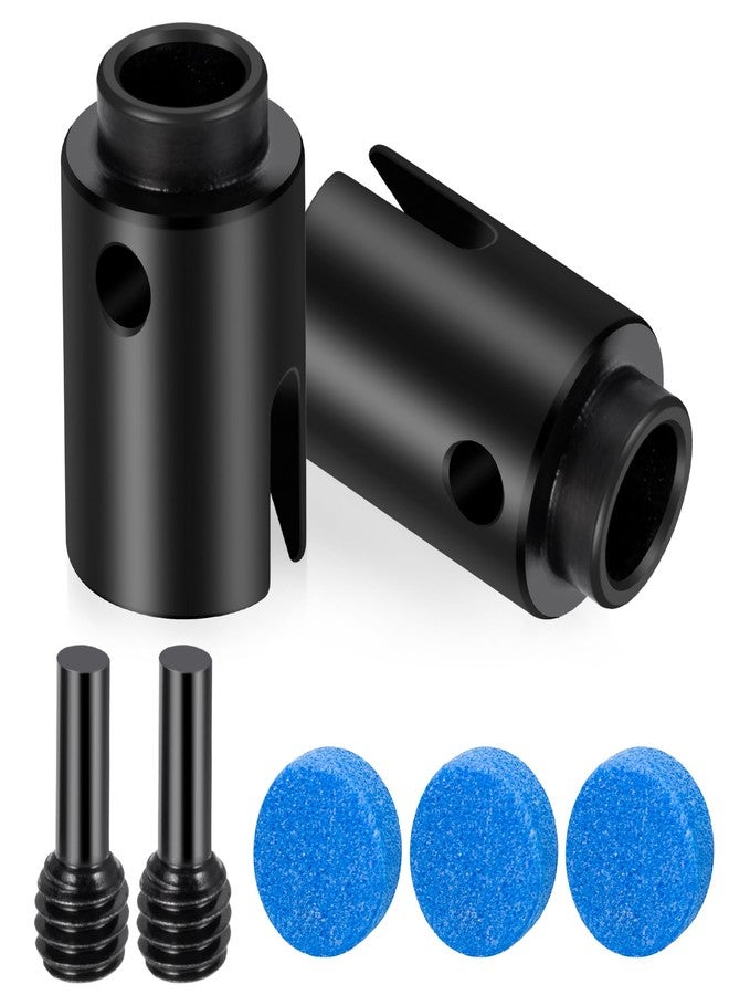 JGGZONE 4PCS Hard Steel 1144 RC Universal Front & Rear Joint Cup Center Drive Coupler RC Joint Drive Cup Compatible with 1/10 TRA-XXAS 4-TEC 2.0 RC Car Upgrade Parts - Image 3